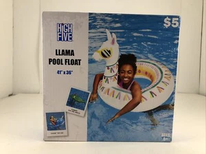 High Five Llama Pool Float 41" x 36" - Picture 1 of 5