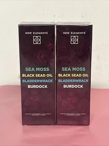 2X Sea Moss Black Seed Oil, ,Bladderwrack 2 Oz Each Exp 6/14/2025 - Picture 1 of 3