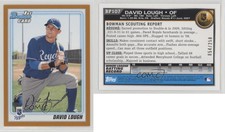 2010 Bowman Prospects Orange /250 David Lough #BP107