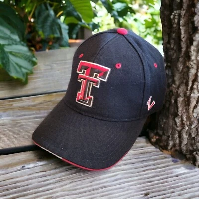 zephyr hat Texas Tech Red Raiders Wool Adjustable Never Worn Made In Russia Vtg - Image 1 of 4