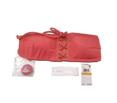 Top de baño de bikini Hula Honey pequeño para mujer bandeau elástico Foto 1 de 4