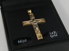 MACY'S 14k Gold Two-Tone Large Crucifix Pendant