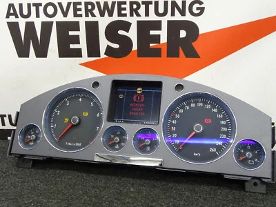 Tacho Kombiinstrument VW PHAETON 3.2 Bj02 175.006km 3D0920880J 0263619102 - Bild 1 von 4