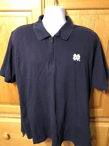 Camisa de Golf DE COLECCIÓN Adidas Notre Dame Lucha Irlandesa Para Hombres Talla 2XL 1/4 Cremallera - Imagen 1 de 6