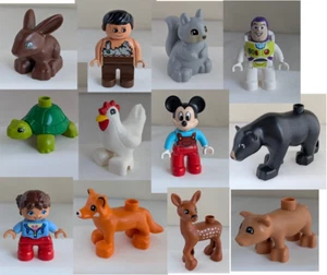 Lego Duplo Mini Figures People Animals Zoo Farm *you pick / choose* - Picture 1 of 21