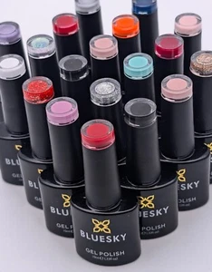 2 x BLUESKY Gel Nail Polish 10 ml UV LED Soak Off CHOOSE ANY 2 COLOURS for £9.99 - Picture 1 of 67