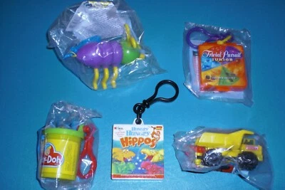 Wendy's 1999 - Hasbro Classic Toys Clip-ons - Complete Set of 5, mostly MIP - Изображение 1 из 2