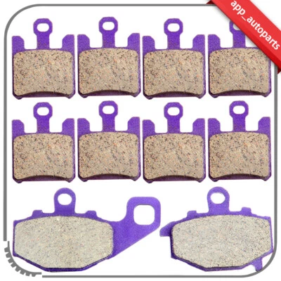 前后刹车片适用于 2004 - 2006 年川崎忍者 ZX10R 碳纤维刹车片 — 第 1/4 张图片