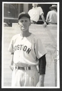 Willard Nixon RED SOX SIGNED 3-1/8 x 4-5/8 AUTOGRAPH TYPE 1 SNAPSHOT PHOTO COA 2 - Picture 1 of 1