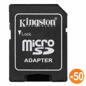 Adaptador 50X Kingston micro SD microSD a SD SDHC SDXC apto para 4GB 8GB 16GB 32GB 64GB - Imagen 1 de 1