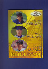 Johnson/Williams/Durazo HOF 2000 Topps Gold Label Baseball Bullion #B10 (MINT) 