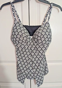 Leilani Women's Swimsuit Top Size 12 Bathing Suit NWT Full Support Push Up - Picture 1 of 5