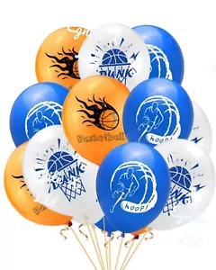 BASKET Giochi Sportivi Palloncini Festa Decorazioni Compleanno Forniture Palloncino - Foto 1 di 6