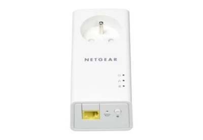 1 CPL 1000Mbps NETGEAR PLP1000-100FRS Port Ethernet Et Prise Intégrée Lan Gaming - Photo 1/4