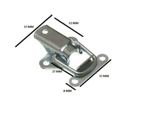 Case Catch Toggle Box Chest Latch 45mm Np + Fixings Pack Of 2 - Picture 1 of 1
