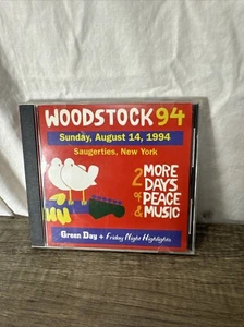 woodstock 94 Sunday CD Green Day + Friday Night Highlights - Rare! - Picture 1 of 3