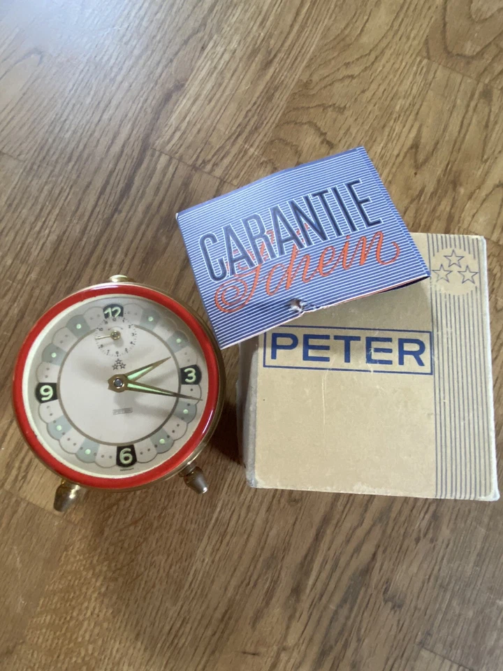 Peter Wecker - 2066-RZ —rot -UNBENUTZT- - Ovp— 1970 — Garantie Karte Ausgefüllt— - Bild 1 von 4