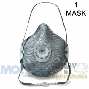 1 x Moldex Respiratory Mask FFP2V Mask Respiratory Protection With Ventex Valve - Picture 1 of 2