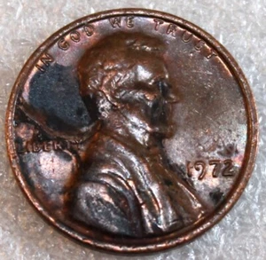 1972 Lincoln Cent Multiple Contained Shattered Die Cracks Obverse & Reverse - Picture 1 of 4