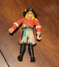 5" Captain Roger Maelstrom Pirates of the 7 Seas Rubber Figure Bendable Hook LJN