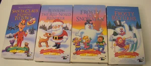 The Christmas Classics Serie Set 4 Filme VHS 1990 Rudolph Frosty Santa - Bild 1 von 10