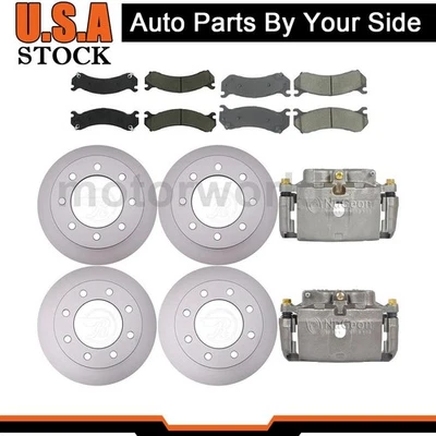 8 pastillas de freno pinzas de freno rotores de freno para GMC Sierra 2500 2000 Foto 1 de 4