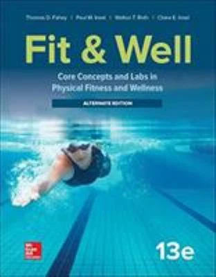 Fit & Well: Core Concepts and Labs in Physical Fitness and Wellness -... Foto 1 de 1