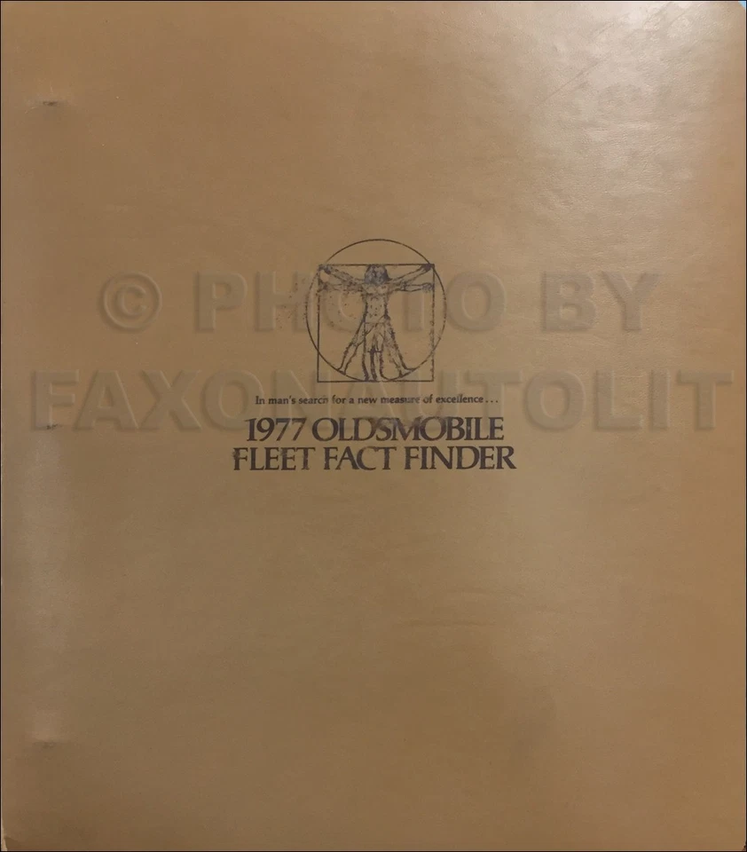 1977 Oldsmobile Fleet Руководство Покупателя Дилер Альбом Варианты Цветной Обивки SPecs - Изображение 1 из 2