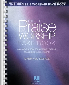 Praise & Worship Fake Book Bb Trumpet Clarinet Tenor Sax Christian Sheet Music - Picture 1 of 1