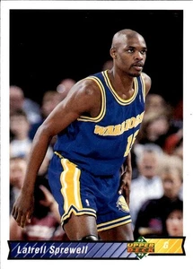 1992-93 Upper Deck #386 Latrell Sprewell RC - Picture 1 of 2