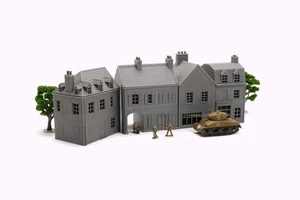 Sainte-Mère-Église French Town Set - Tabletop Wargaming WW2 Terrain | Miniature - Picture 1 of 13