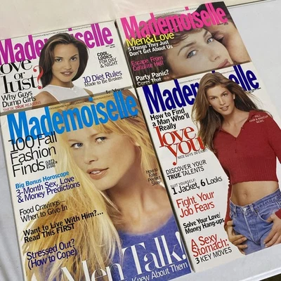Mademoiselle 1994 Lot Cindy Crawford Claudia Schiffer Amber Valetta Claudia Maso Foto 1 de 4