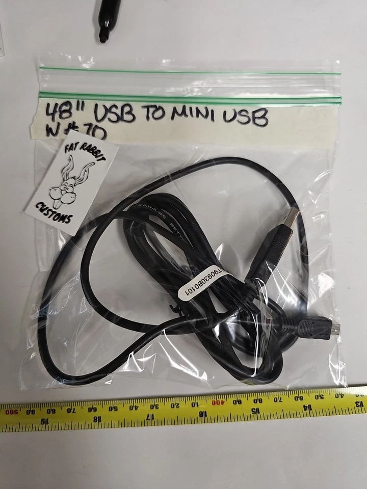 Black 10FT 2.0 USB Cable Type A to Mini B Male to Male 5 PIN for Camera - Image 1 of 1