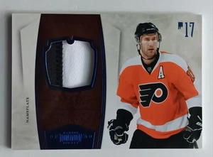 2010-11 Panini Dominion Jerseys Prime Nameplate Jeff Carter /25 Flyers - Picture 1 of 2