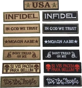 BUY 2 GET 1 FREE Second Amendment Tactical Morale Patch Hook and Loop - Picture 1 of 15
