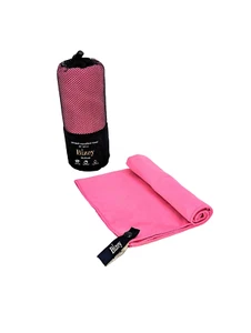 Großes rosa Mikrofaser Handtuch Sport Strand Yoga Schwimmen Bad Fitnessstudio. - Bild 1 von 7