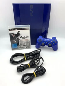 Sony PlayStation 3 Super Slim 500GB PS3 Konsole | Blau | inkl. Controller, Kabel - Bild 1 von 5