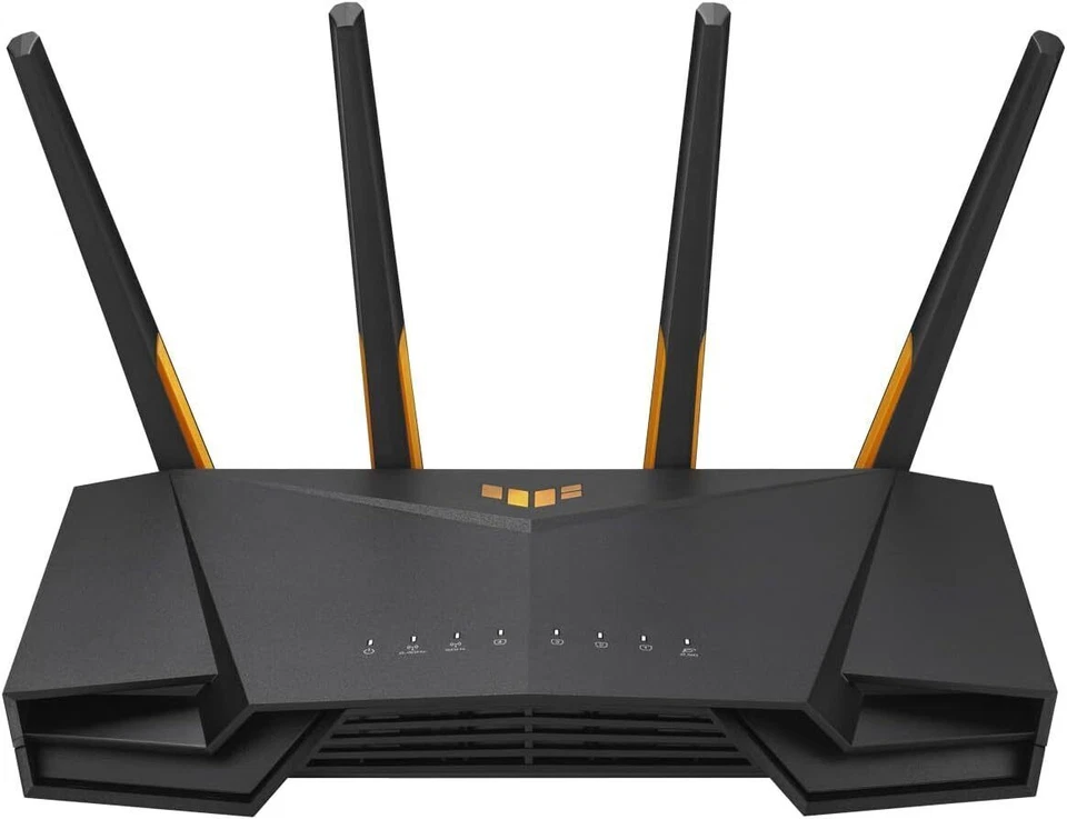 ASUS TUF Gaming TUF-AX4200 AX4200 Dual-Band Gaming-Router - Schwarz/Orange (90IG07Q0-MO3100)