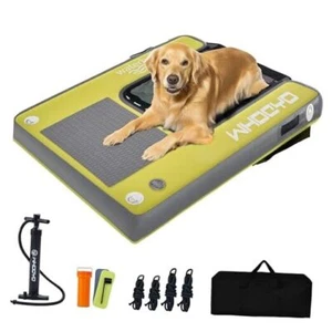 Inflatable Pup Plank Dog Float Floating Ramp Ladder for Pools Boats yellow - Picture 1 of 7