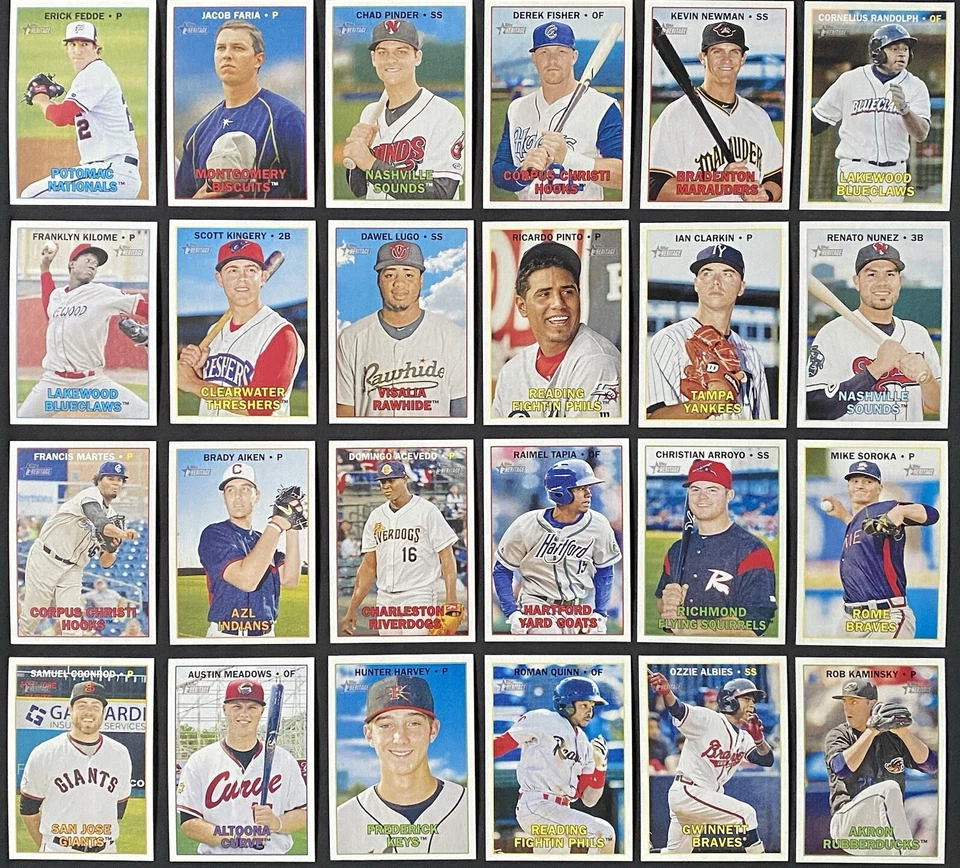 2016 Topps Heritage Minor League - Baseball Cards - Complete Your Set - You Pick - Image 1 of 1