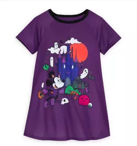 CAMISETA DE NOCHE DE HALLOWEEN DISNEY MINNIE MOUSE TALLA 5-6 PARA NIÑAS NUEVA CON ETIQUETAS - Imagen 1 de 4