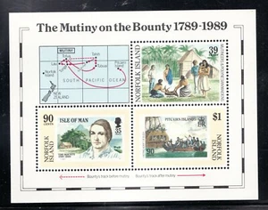 Sc# 456 - Norfolk Island - Mutiny on the Bounty -  MNH - VF - superfleas  cv$10 - Picture 1 of 1