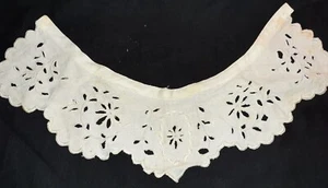 LOT ANCIEN COL EN DENTELLE BRODE MAIN DEBUT XX-N°702/25 - Imagen 1 de 4