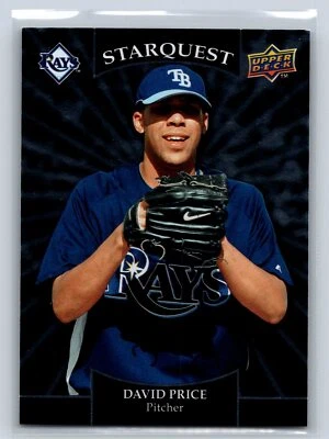 2009 Upper Deck #SQ-37 David Price StarQuest Silver Common - Image 1 of 2
