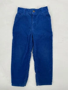 VTG OshKosh B'gosh boys size 4T blue Corduroy Pant cotton blend made in USA - Picture 1 of 12