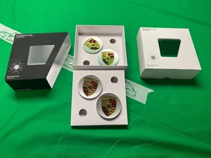 PORSCHE SET OF WHEEL TRIMS 00004460710 GENUINE NEW!!! - Picture 1 of 15