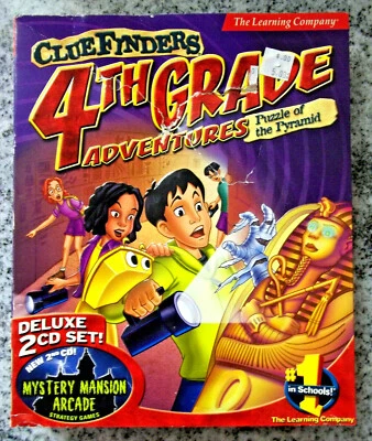ClueFinders, Puzzle of the Pyramid AND Mystery Mansion Arcade 2002, Win/MAC, NIB - Image 1 of 4
