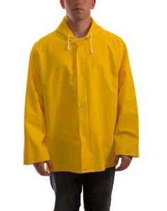 Tingley J53107-L Yellow Rain Jacket with Hood .35MMM (large) - Picture 1 of 1