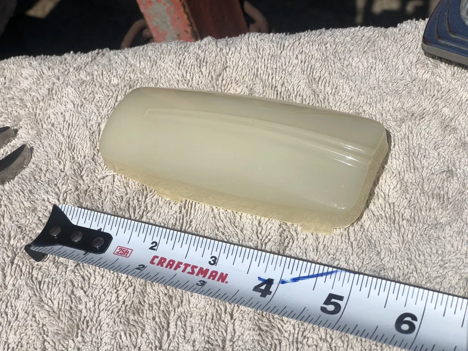 REPLACEMENT 49 TO 58 DOME LIGHT LENS, FITS ON BUICK CHEVY CADILLAC OLDS PONTIAC - Image 1 of 2