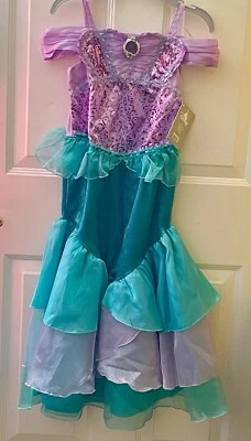 Fantasia Disney Ariel A Pequena Sereia Meninas TAMANHO 4 Nova em folha - Imagem 1 de 4